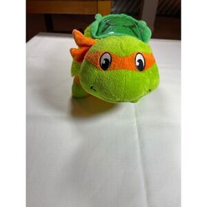 Pillow Pets Nickelodeon TMNT Michelangelo Turtle Night Light Plush *works*‎